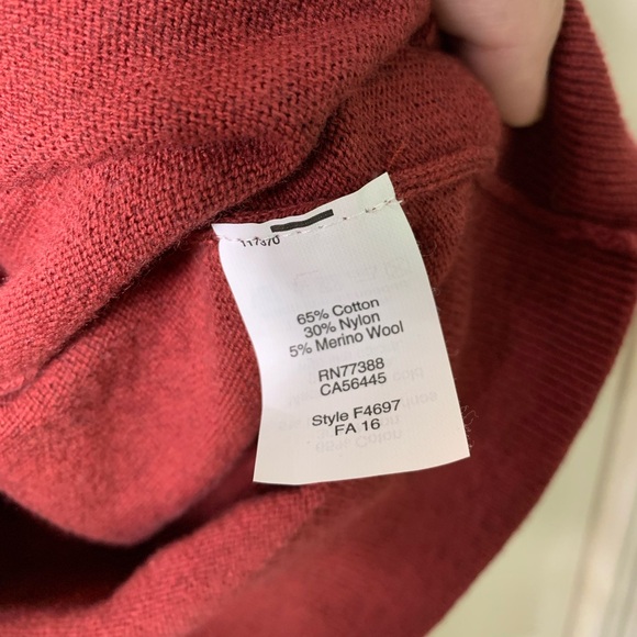 J Crew | Men’s V Neck Cotton Nylon Merino Wool Blend Sweater - XL - Picture 4 of 4